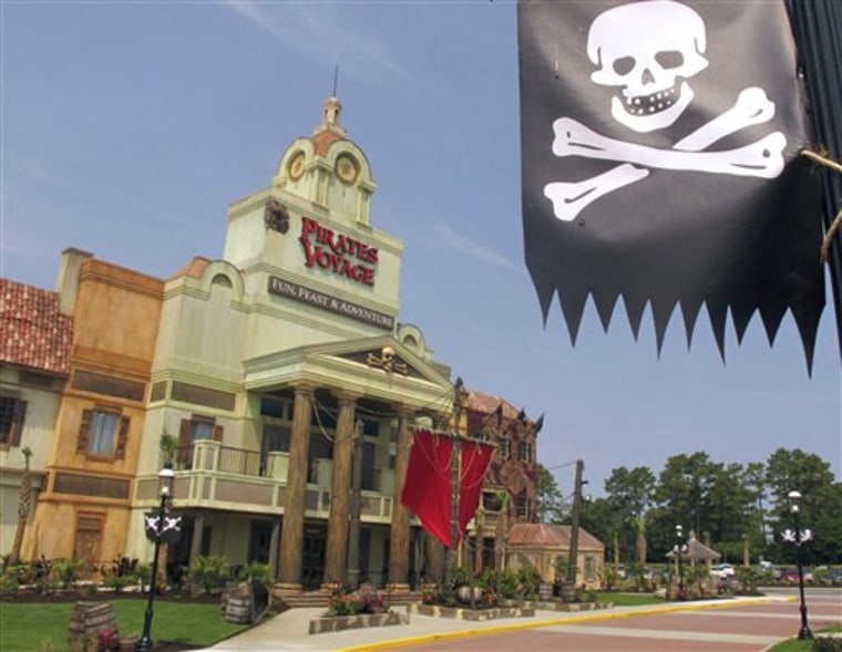 The exterior of Dolly Parton's Pirates Voyage dinner theater in Myrtle Beach, S.C. 